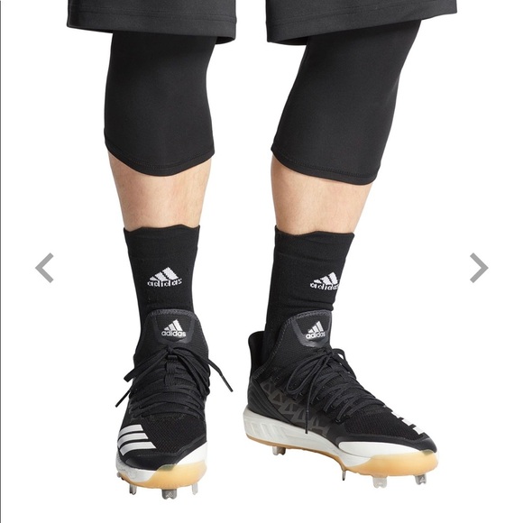 adidas Men's Icon 4 Gum Metal Baseball - Picture 1 of 8